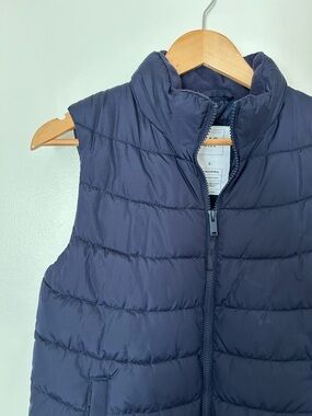 GAP Navy Quilted Puffer Vest